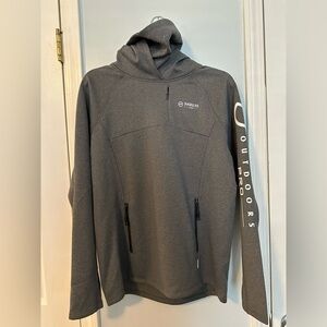 Magellan Outdoors Charcoal Hoodie with Bold Lettering